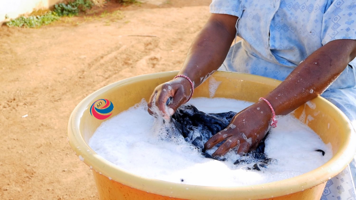 Woman Washing